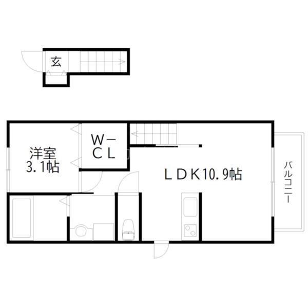サニーガーデン北本荘 間取り図画像