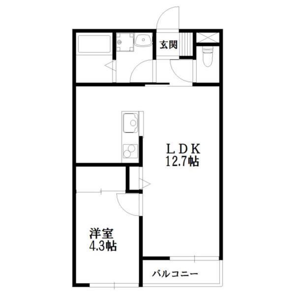メゾン　アイリス 間取り図画像