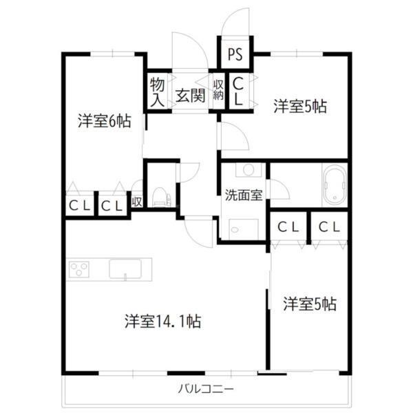 間取図(平面図)