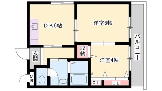 ロイヤルサハホリ 間取り図画像
