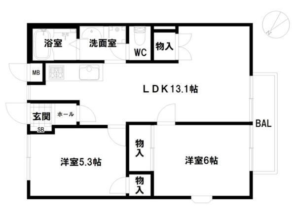 間取図(平面図)