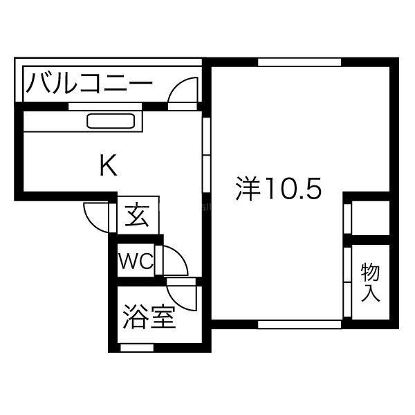 サンフィールド 間取り図画像