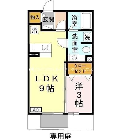 石がけ五番館 間取り図画像