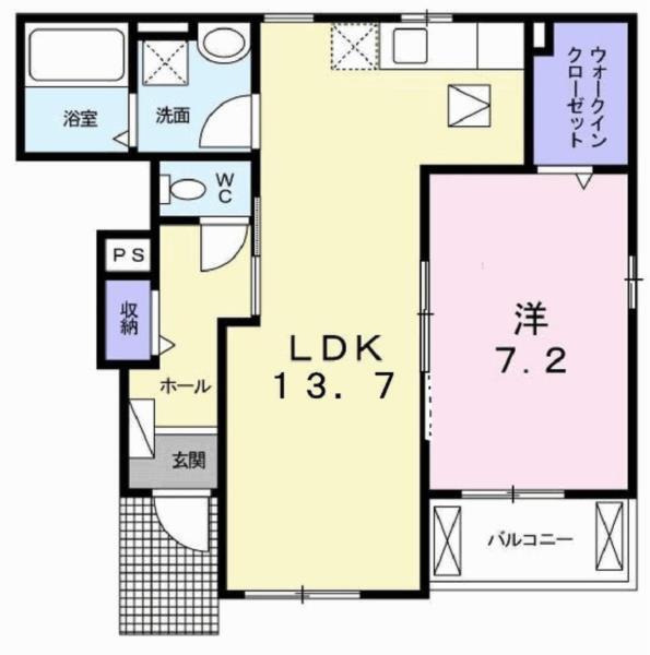 ブライト　ボナール 間取り図画像