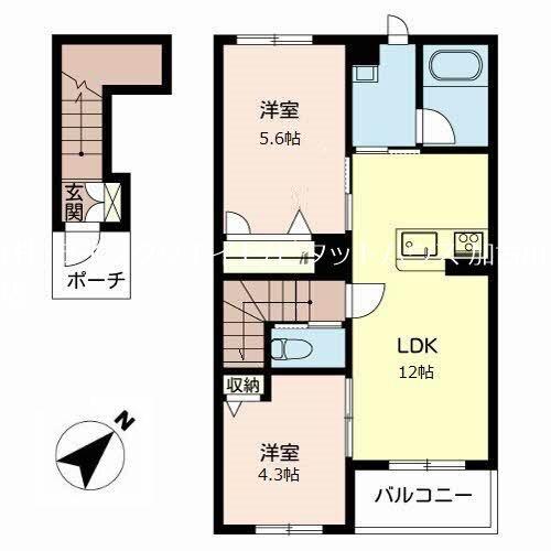 カーサグラス　シュデステ 間取り図画像