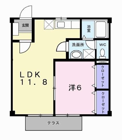 エル・ガーデンＡ 間取り図画像