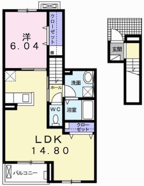 オー　テリトワール 間取り図画像