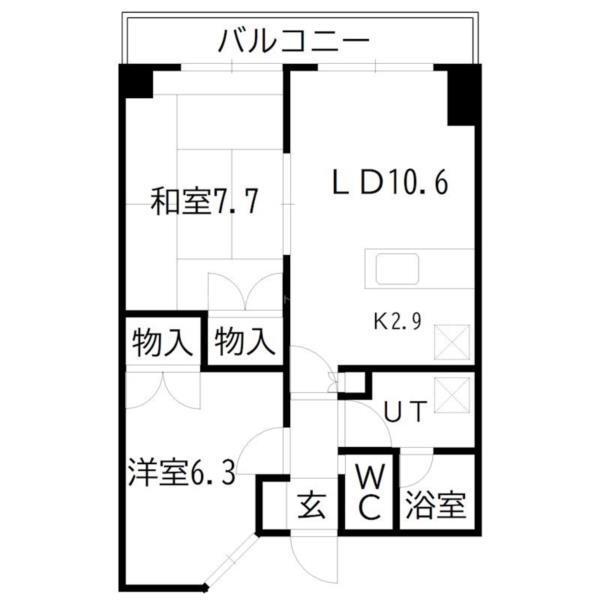 東加古川ミオ 間取り図画像