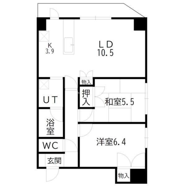 東加古川ミオ 間取り図画像
