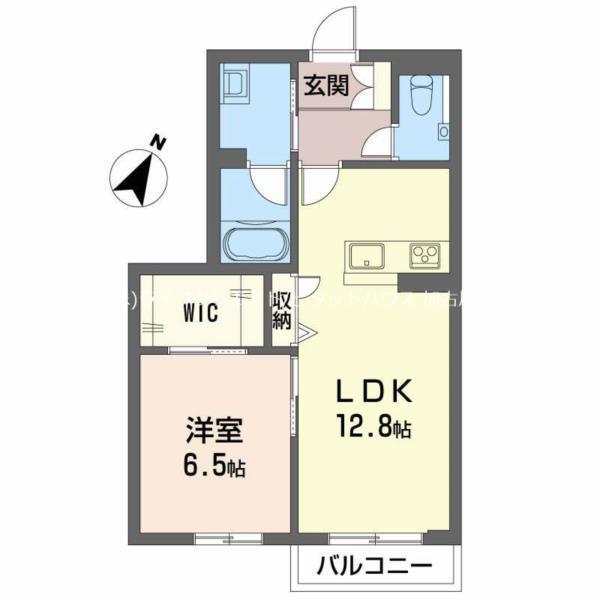 カーサグラス　エステ 間取り図画像