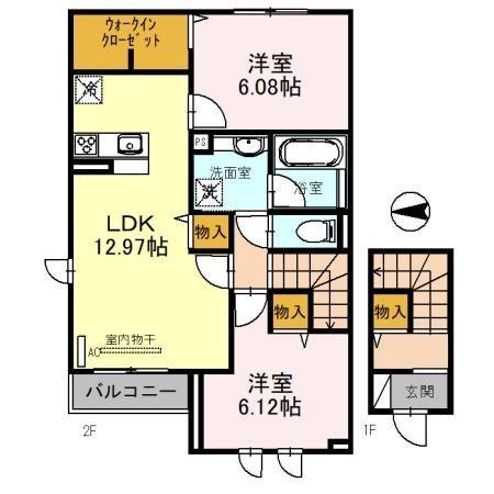 ピノコートD 間取り図画像