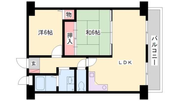 ハッピーコート加古川 間取り図画像