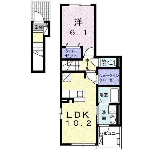 カトレアII 間取り図画像