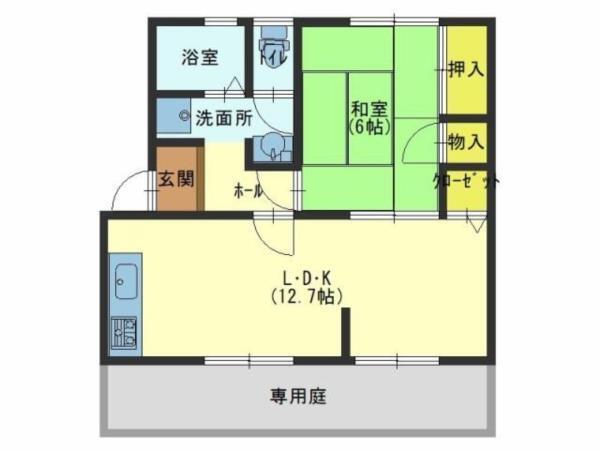 ハイツウィンディア 間取り図画像