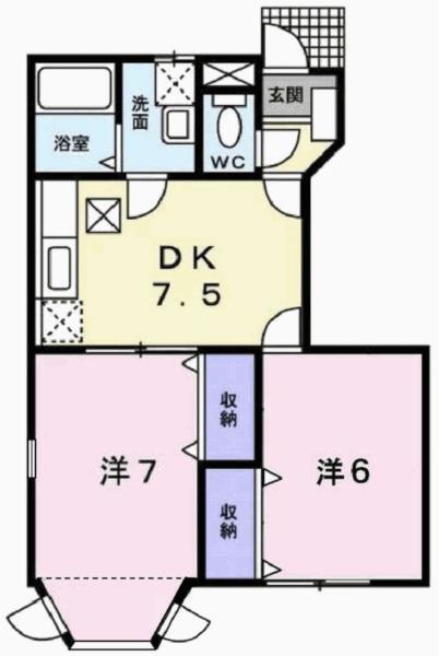 クインシィー８ 間取り図画像