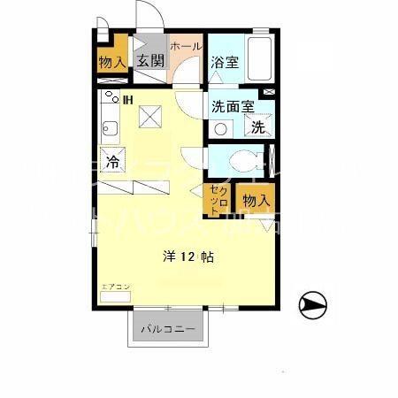 リビングタウン古坂弐番館 間取り図画像