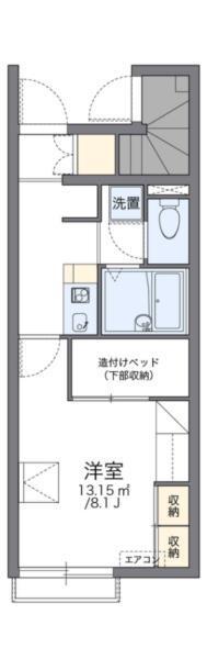レオパレスＫ 間取り図画像