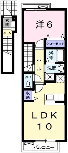 ラフレシールＨ 間取り図画像