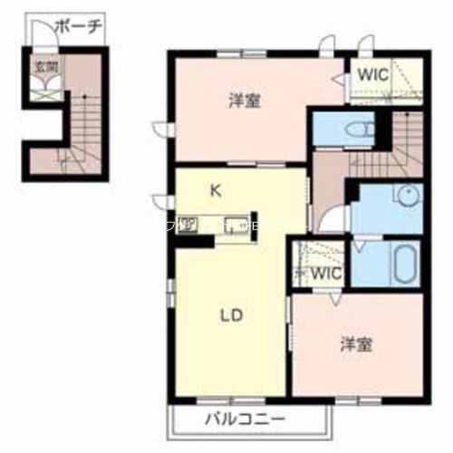 シャーメゾン鹿島 間取り図画像