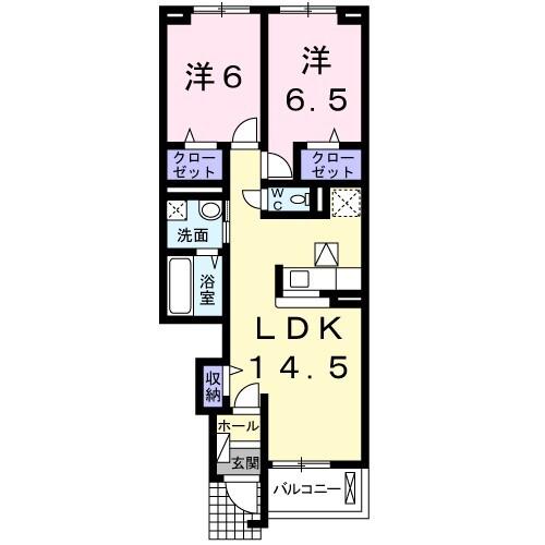 サン・フィオーレ大島II 間取り図画像
