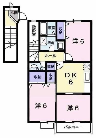 グリーンハイツ稲美野I 間取り図画像