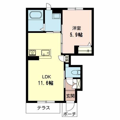 ケンタッキーブルーグラス 間取り図画像