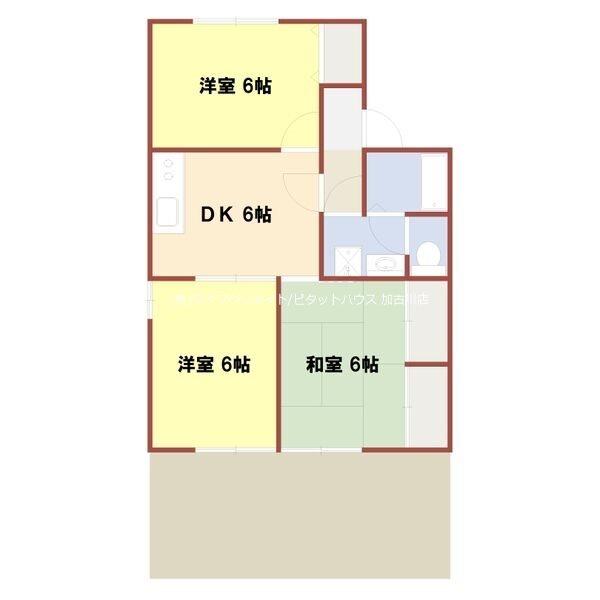 D’Flats宝殿 間取り図画像