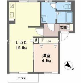 フレグランス志染 間取り図画像