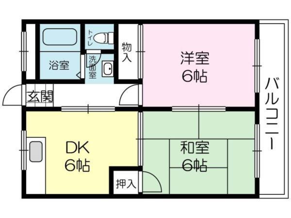 エスポワールささゆり 間取り図画像