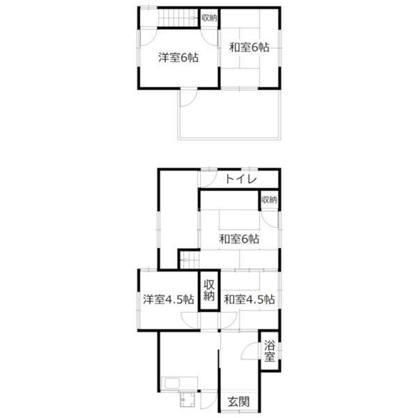 高砂市曽根町戸建 間取り図画像