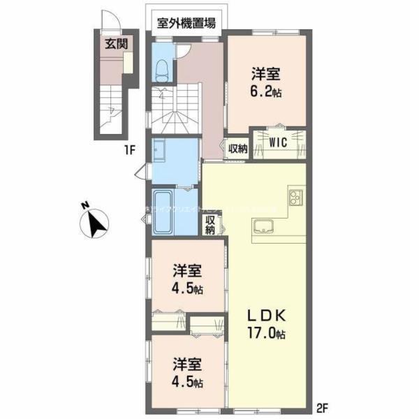 メゾンドソラIII 間取り図画像