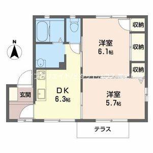 フォーレスひらつか（102） 間取り図画像