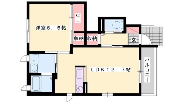 ｒａｎ-ｃｈｕ（101） 間取り図画像