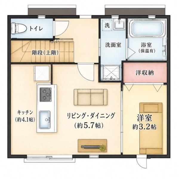 Kレジデンス駅前通 II 間取り図画像