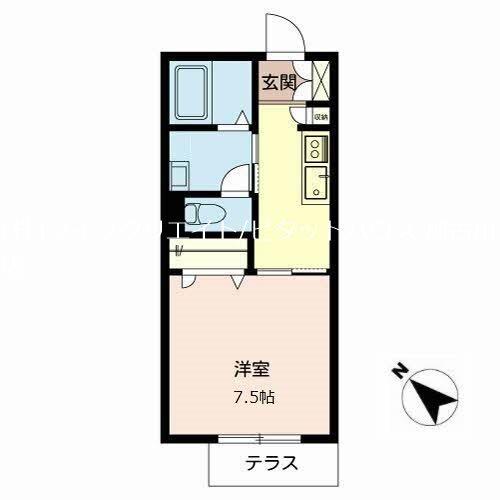 インステージ（Ｉｎ　ｓｔａｇｅ）繁昌II 間取り図画像