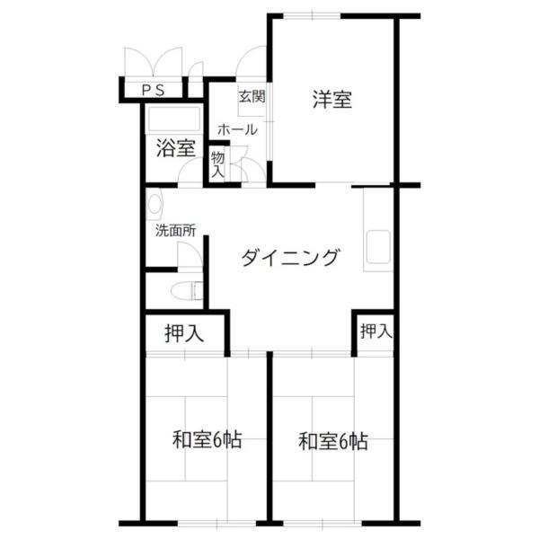播磨城ノ宮 2号棟 間取り図画像