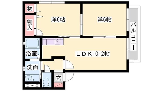 カーサチェレステ（202） 間取り図画像