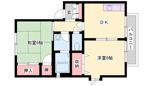 アディスひろの 間取り図画像