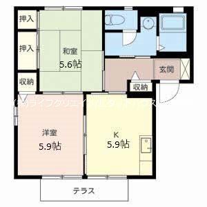 フォレスタ森本II 間取り図画像