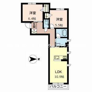 ザ　フジイ　ガーデン　C 間取り図画像