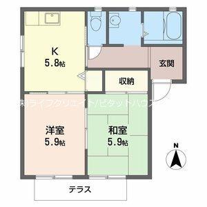 アン・ベルII 間取り図画像