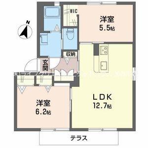 ビラ　南山 間取り図画像