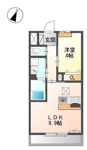 三木市末広アパート 間取り図画像
