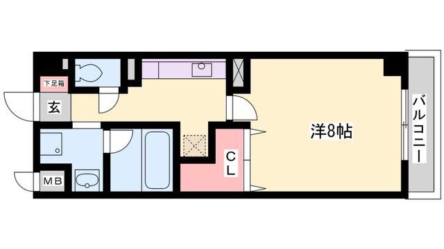 クレストコート加古川 間取り図画像