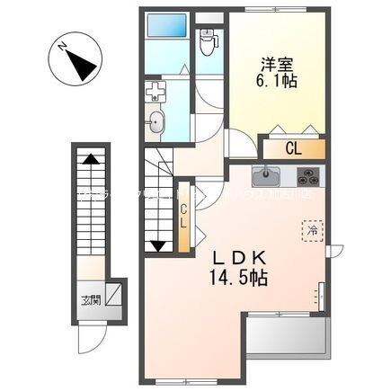 ル　シェリア 間取り図画像