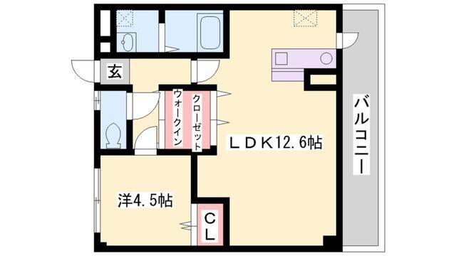 シーガルハウス（103） 間取り図画像