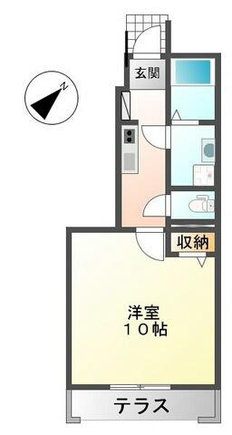 アンベリール（101） 間取り図画像