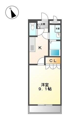 加東市藤田アパート 間取り図画像
