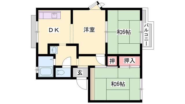 中津ハイツ（A101） 間取り図画像