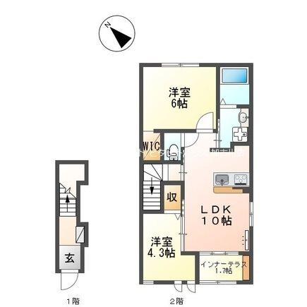 アルブルーム 間取り図画像